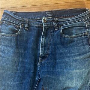 J. Crew Men's Bleecker Jeans 30x30 Distressed Relaxed